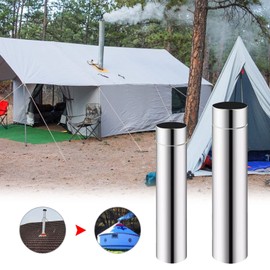 4pcs chimney pipe stainless steel chimney pipe for chimney extension stainless steel chimney pipe camping wood stove exhaust pipe extension chimney universal chimney pipe chimney stove extension chimney stove extension chimney liner stove fireplace exhau