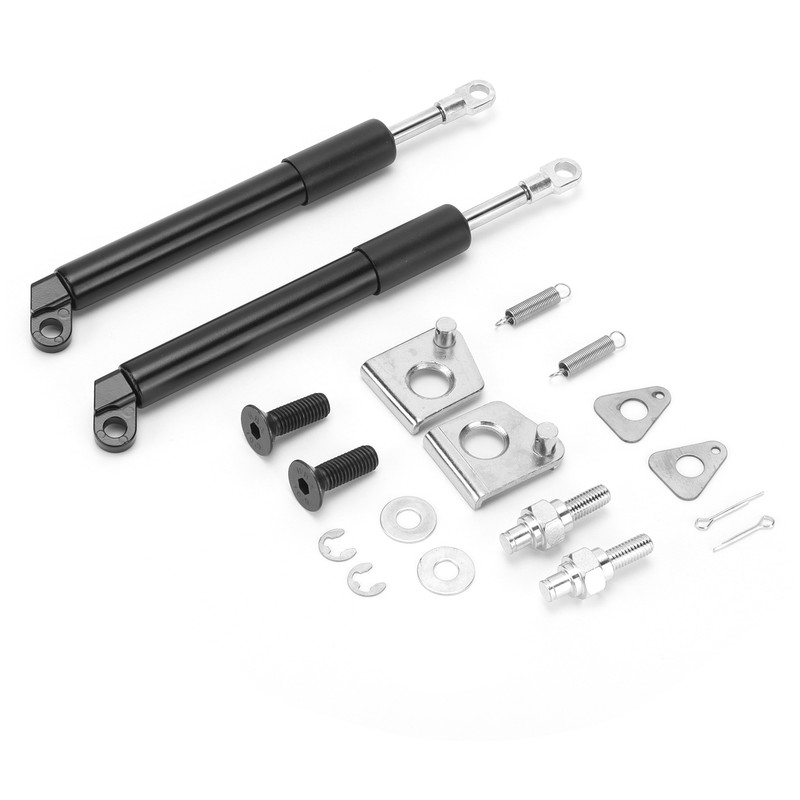 2PCS Hydraulic Trunk Support Smooth Drop Carbon Steel Replacement for