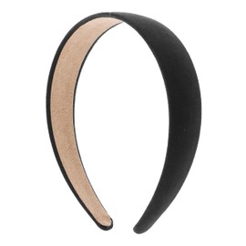 1 Inch Wide Suede Like Headband Solid Hair band for Women and Girls (Light Blue)