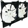 Azuresea Dual Radiator Cooling Fan Blade Assembly Set for Lexus
