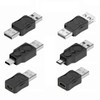 chenyang - Paquete de 6 adaptadores USB 2.0, USB 2.0