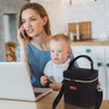 Mancro Baby Bottle Cooler Bag for Breast Milk, Includes Ice