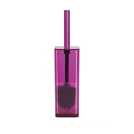 Spirella 10.15299 Toilet Brush Cubo Clear Fuchsia