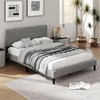 Giantex Upholstered Full Size Bed Frame, Modern Platform Bed with