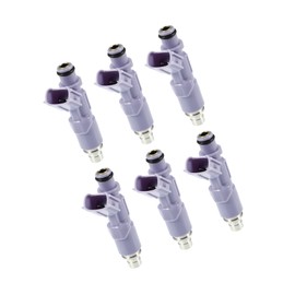 Partuto Car Fuel Injector Nozzle Replace for Lexus IS300 1999-2005 23250-70120 - Pack of 6 Purple Replacement