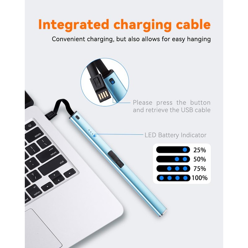 Brigii Electric Lighter, Candle Lighter, Plasma Arc Lighters Windproof &