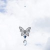 H&D Hanging Crystal Suncatcher, Metal Pendant