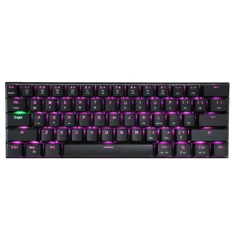 Mechanical Keyboard for Bluetooth Wireless DualMode RGB 61Key Computer Accessories