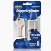 GERCAR Pro Profile Cylinder, 30/30 mm, Solid Locking Cylinder, Double