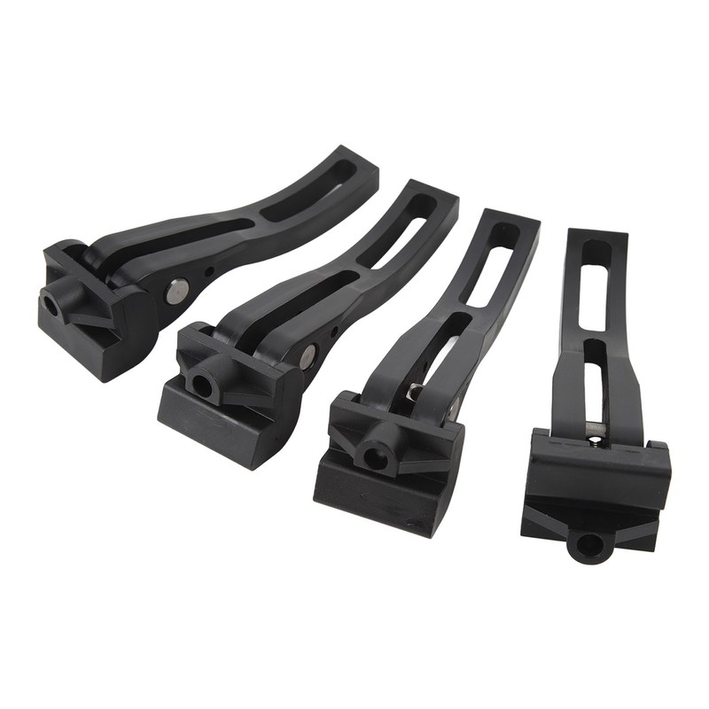 4Pcs Trifold Tonneau Cover Hard Or Soft Folding Clamp Cover