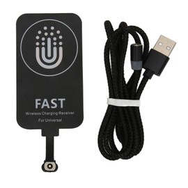 Charging Receiver, Universal Type C Receiver, Self Adhesive Sticker, Charging Adapter for All Type C Cellphones