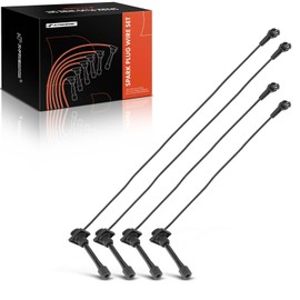 A-Premium - Juego de 4 cables de bujía de encendido compatibles con Toyota Celica 1994-1997, Corolla & Geo Prizm 1993-1997, 1.6L 1.8L naturalmente aspirado