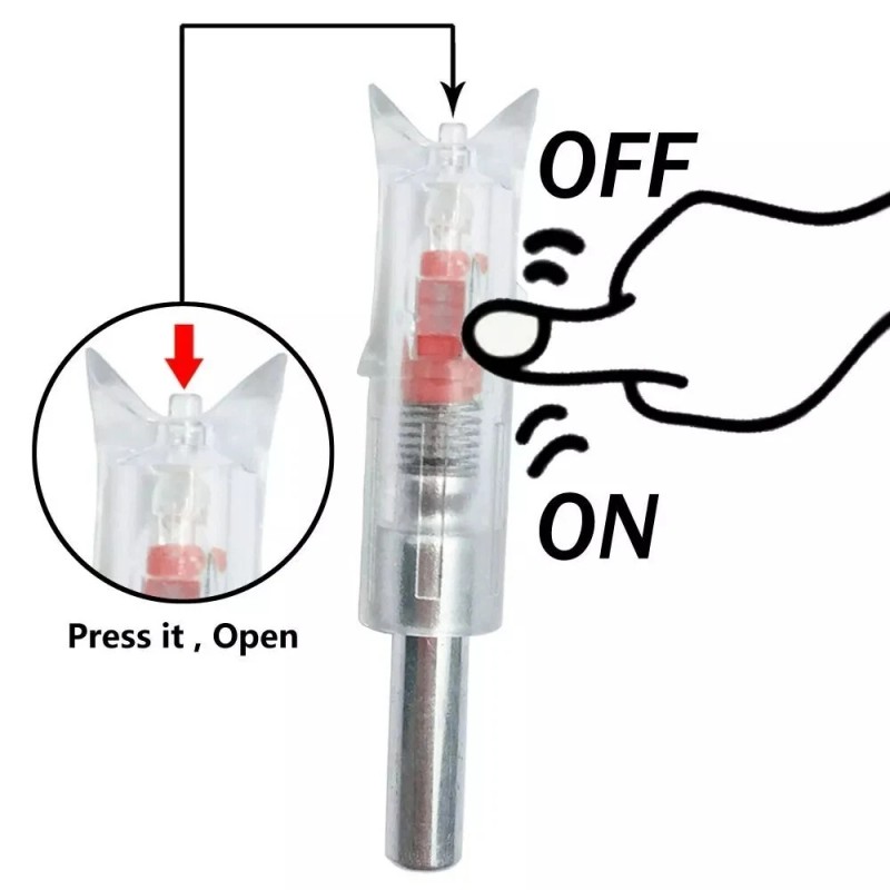 3 / 20 inch Bolts W/ RED lighted half moon