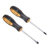CoCud Magnetic Screwdriver Set, PH2 Phillips 7mm Slotted 4" Shaft,