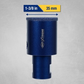 QEP Xtreme 1-3/8" Diamond Hole Saw for Grinders