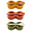 Mud Pie Salt Cellar Set, dish 2" x 4" |