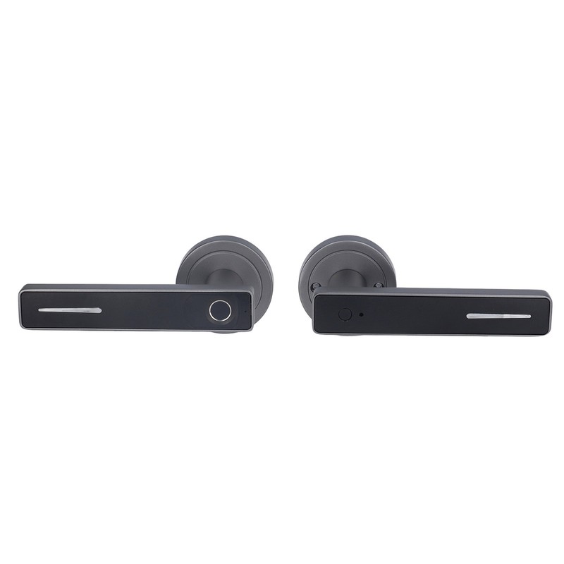 Smart Door Handle Fingerprint with 2 Key Fast Recognition Static