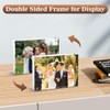 Airsnigi 4x6 Acrylic Frames 16 Pack, 20mm Double Sided Magnetic