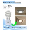 Ignixlite 2 Pack MLS13GU35 Fluorescent Light Bulbs,13W 3500K Replacement for