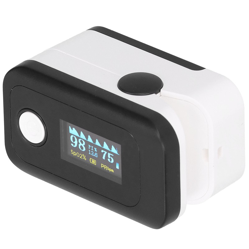 Fingertip Pulse Oximeter LED Screen Blood Oxygen Saturation Monitor with