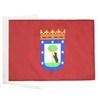 AZ FLAG Madrid Flag 18'' x 12'' cords - Madrid