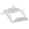 150x150mm / 6x6 inch White Metal Access Panel with Key