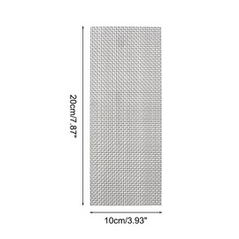 DONGKER 10PCS Aquarium Fish Tank Wire Mesh Pad Moss Net, Stainless Steel Decorative Aquatic Wire Mesh Pad Moss Net for Aquarium Fish Tank