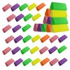 VAIDEX TriPOND Novelty Pencil Colour Mini Erasers, Assorted, Pack of