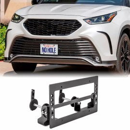 SI For Toyota Highlander 2010-2024 (NO Drilling) Front Grille License Plate Bracket
