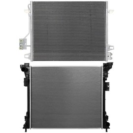 cciyu Aluminum Radiator Replacement 2008-2016 for Chrysler for Town & Country,2008-2019 for Dodge for Grand Caravan,2012-2014 for Ram for C,V,2009-2012 for Volkswagen for Routan13063