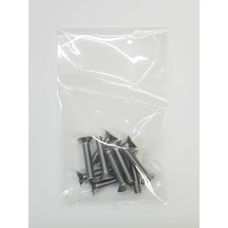 [M4x20] Stainless Steel Countersunk Head Machine Screws (10 pcs)