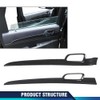 PIT66 Center Console Dashboard Panel Door Handle Trim Carbon Fiber