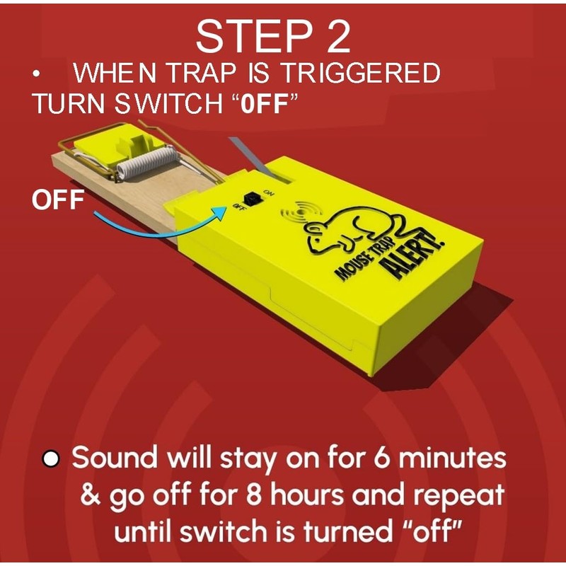 Mouse Trap Alert - No more unpleasant smells in your