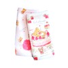 Primemo Rilakkuma Strawberry Party Drool Pad 2-Piece Set, Made in