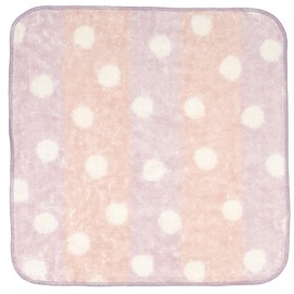 Nishio IBT-301-10 Imabari Hand Towel, Certified Hand Towel, Made in Japan, 100% Cotton, 7.9 inches (20 cm), Double-Sided Pile, Water Absorbent, Polka Dot Pattern, Dots, Imabari Mini Towel Handkerchief
