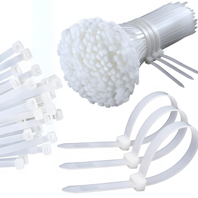 Retoo Pack of 100 Cable Ties 200 x 3.6 mm