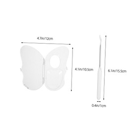 TOVINANNA Cosmetic Palette Kit 1 Set Makeup Palette Spatula Blending Tray Pigment Mixing Tool for Levels