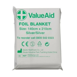 Value Aid Adults Foil Blanket 25 Pack