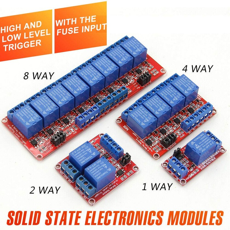 1 Channel Relay Module, 12V Low Level Trigger Expansion Board