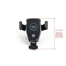 The ROP Shop | Wireless Smart Phone Car Mount Charger for LG V40 ThinQ, V50 ThinQ, V60 ThinQ