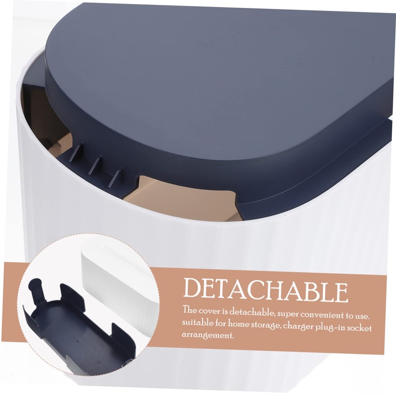 KOMBIUDA Creative Cable Management Box Durable Cord Organizer for Tidy