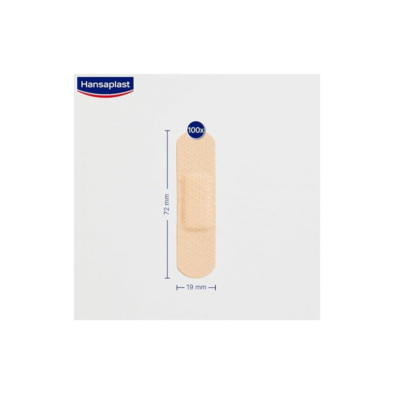 Hansaplast Universal Plasters (100 Strips), Dirt and Water Resistant Wound