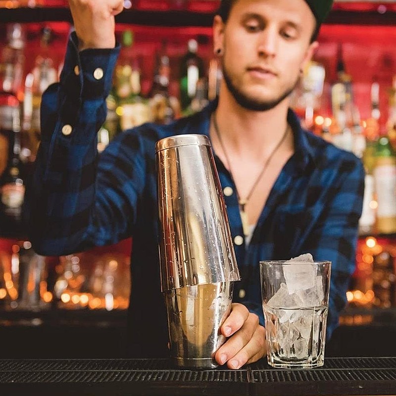 BarBits Stainless Steel Boston Cocktail Shaker Set - 18oz &