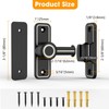 MeBantoo Sliding Barn Door Lock Hardware, 90 Degree Locks for