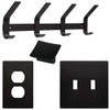 Liberty Concave 1-1/4 in. (32mm) Matte Black 1-15/16 in. Wide
