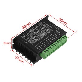 1 x Stepper Motor Driver for TB6600 Nema17/23/34 Stepper Motor Driver 4A 9-42V 32 Segments, Suitable 42/57/86 Type 2/4 Phase Stepper Motor, Stepper Motor Driver for 3D Printer/CNC