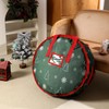YIYA Christmas Wreath Storage Box 24 Inch Garland Holiday Container