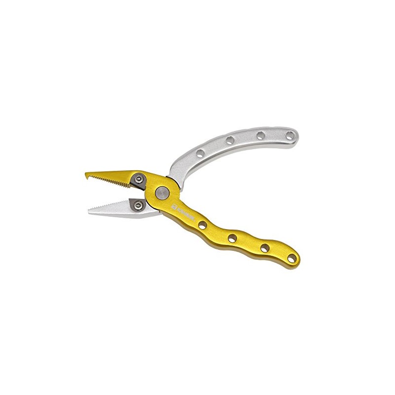 4.5 Inch Aluminum Pliers Lemon/Silver
