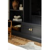 Goo-Ki Champagne Bronze Cabinet Drawer Knobs with Backplate or Spacer