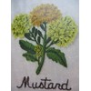 Mustard Needlepoint Embroidery Kit 4" x 5"